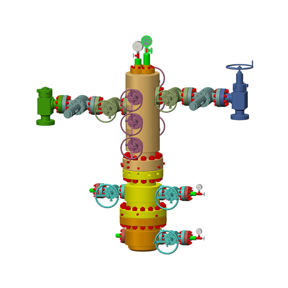 Vánoční strom pro dvojité potrubí
